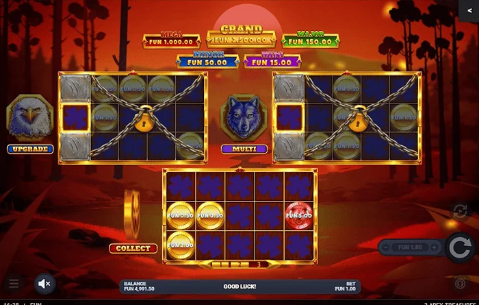 3 Apex Treasures – Hold & Win käivitamine hundilauaga